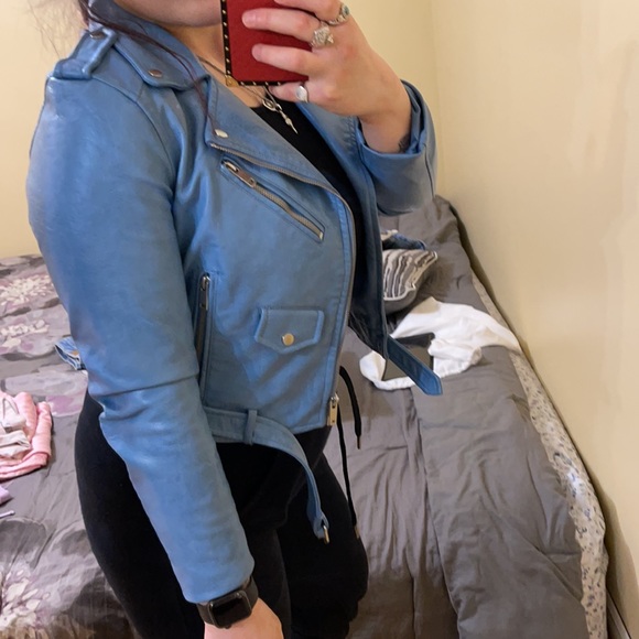 ZARA Biker faux leather jacket - Picture 6 of 6